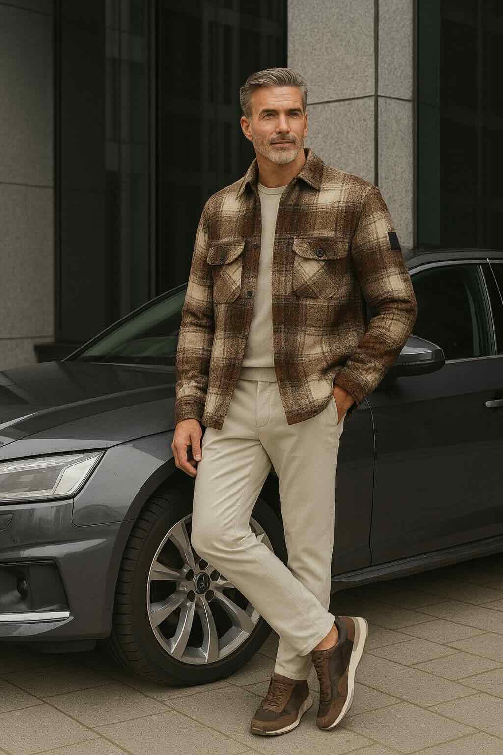 Man draagt North84 Travelpants Bonded travelbroek mannen in travelstof