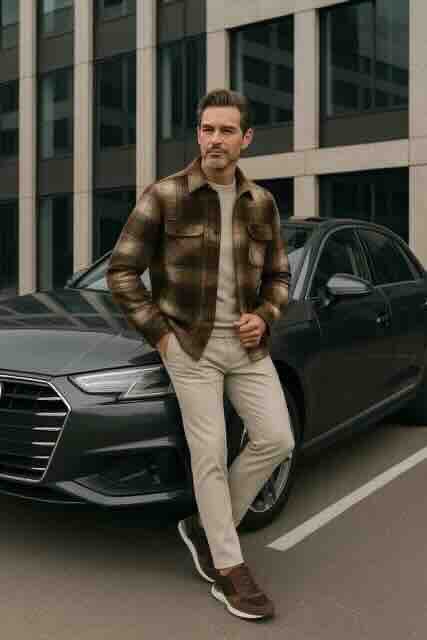 Man draagt North84 Travelpants Bonded travelbroek mannen in travelstof