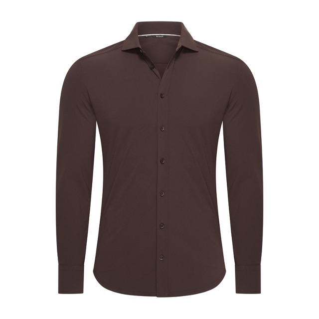 Mi-Piace travel shirt bruin