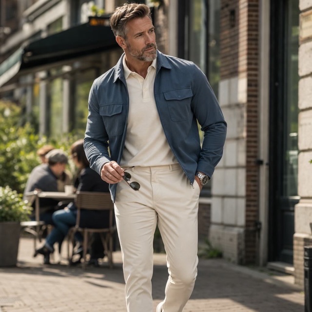 cloud blue travel suits