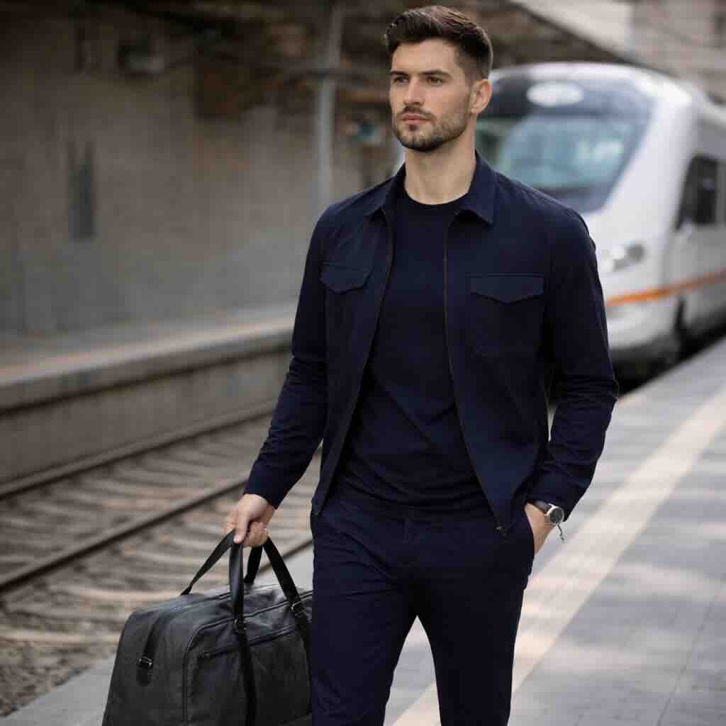 mi-piace travel suits in Navy