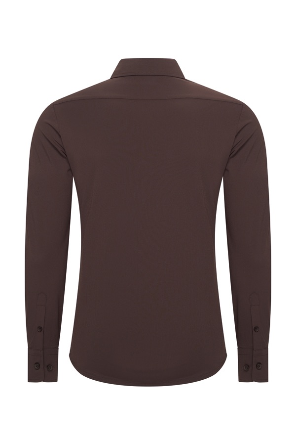 Mi-Piace travel shirt bruin