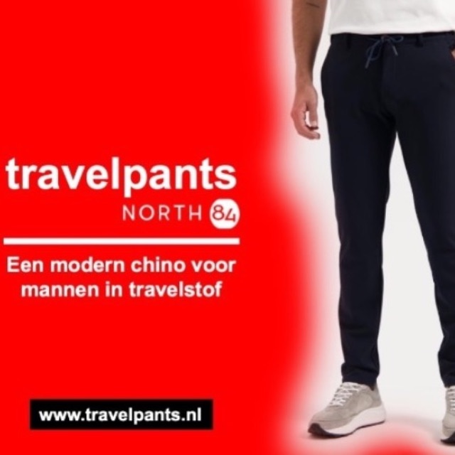 man draagt north84 travelpants voor webshop travelpants.nl