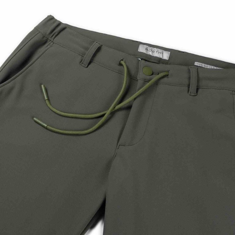 Travel pants 8414 green bonded 