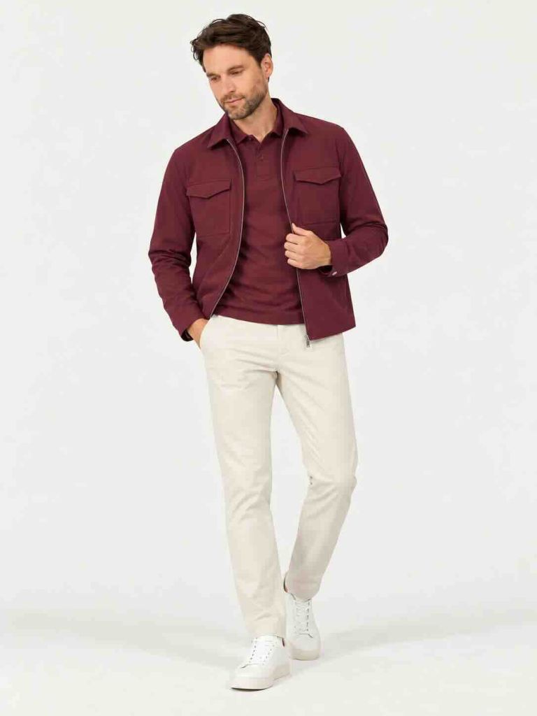 Mi-Piace travel polo red