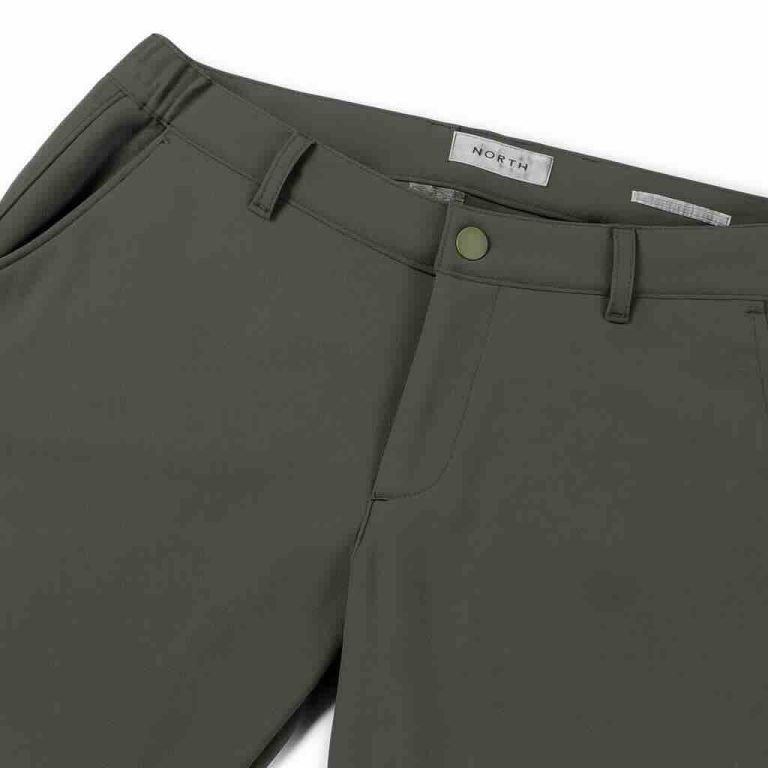 Travel pants bonded 8414 green