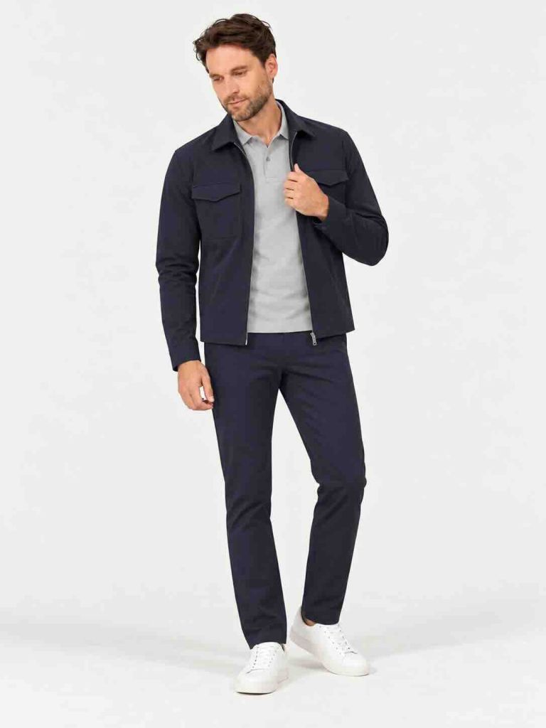 Mi-Piace travel overshirt navy