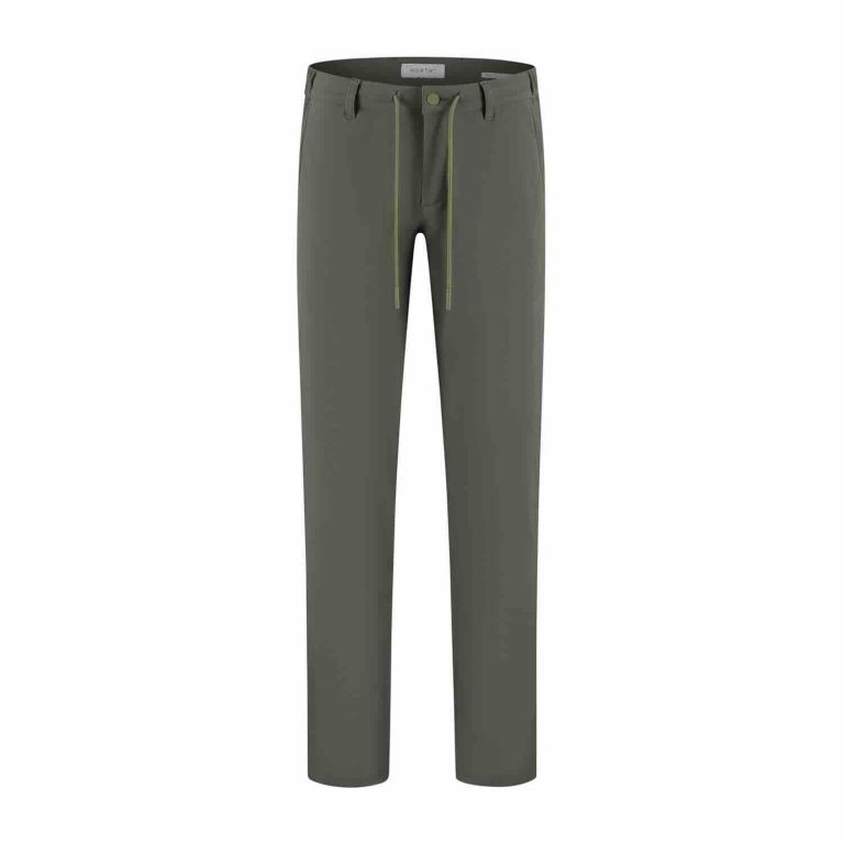 Travel pants 8414 green bonded 