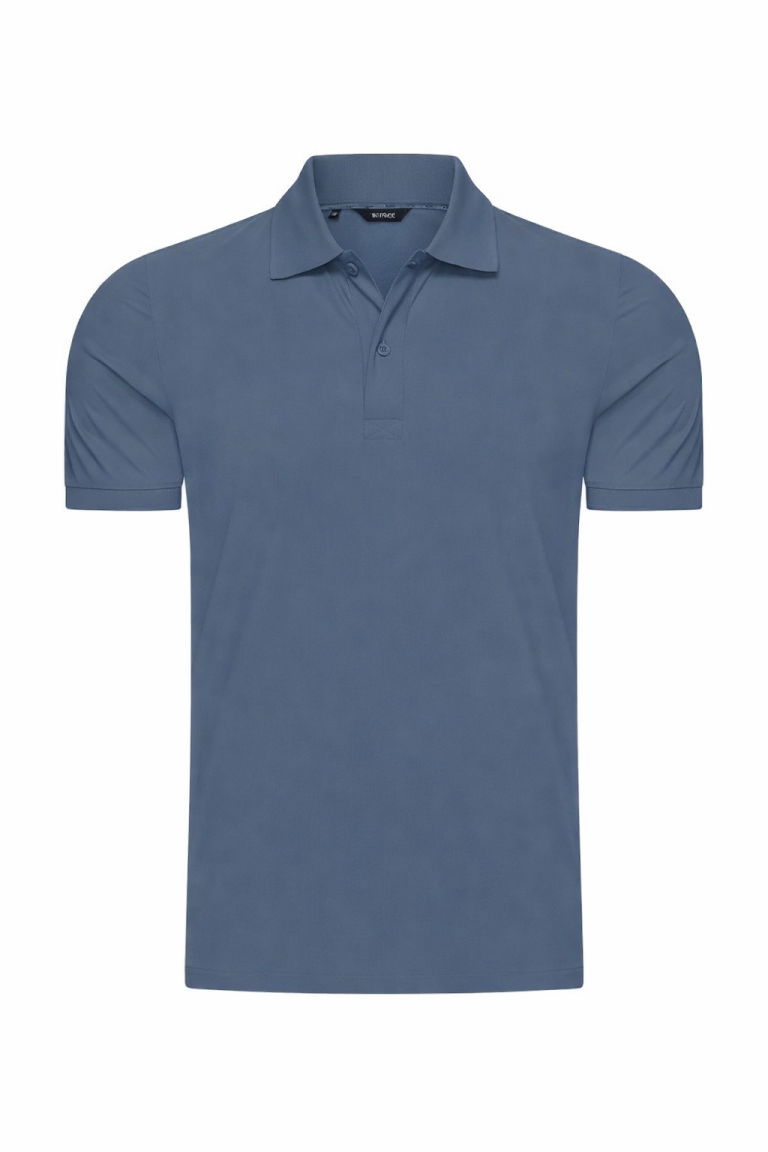 Mi-Piace travel polo blauw