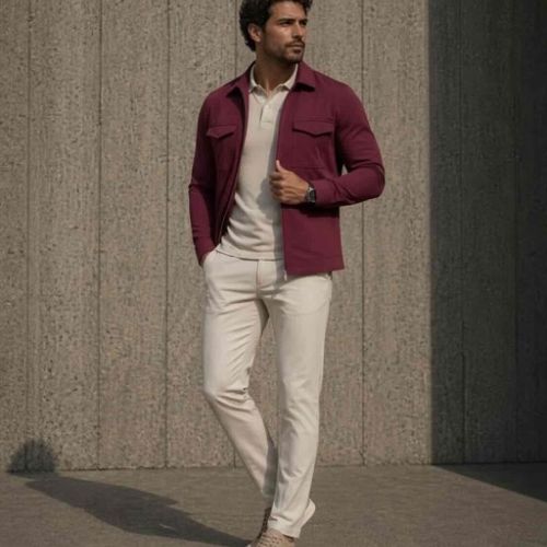 Das komplette Outfit aus Travelstoff – Stilvoll und absolut knitterfre